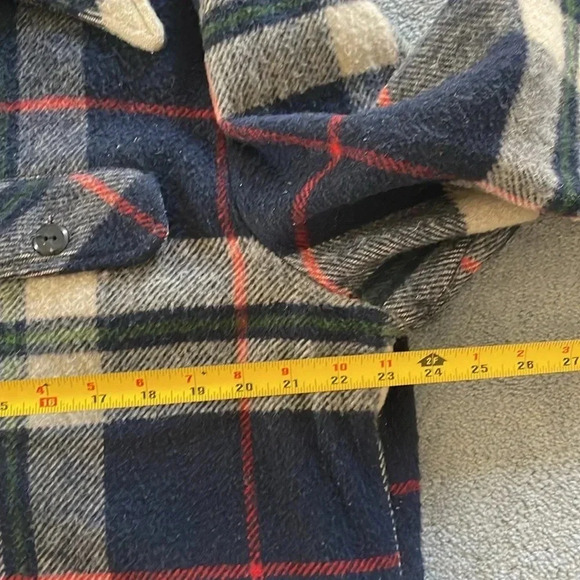 Vintage Sears Sportswear Wool Plaid Jacket Men’s 42 Button Front Outdoor Woodsy - Picture 6 of 15